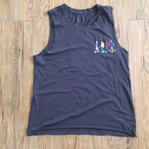 Stranger Things embroidered tank
